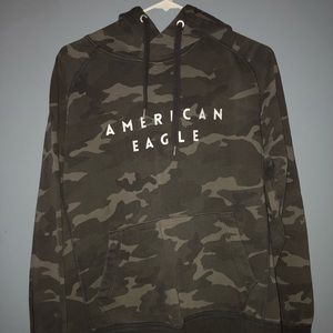 Men’s American Eagle Camoflauge Pullover Hoodie